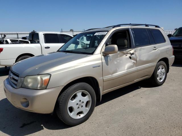 JTEDP21A150065619 - 2005 TOYOTA HIGHLANDER LIMITED GOLD photo 1