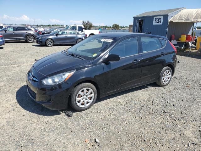 KMHCT5AE0CU033598 - 2012 HYUNDAI ACCENT GLS BLACK photo 1