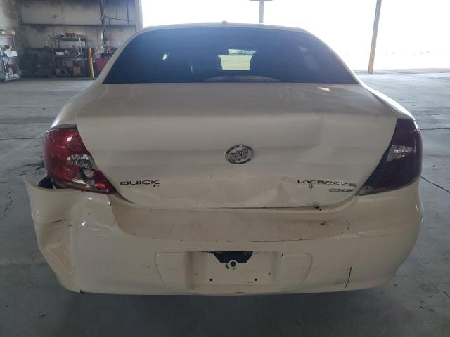 2G4WE587361160103 - 2006 BUICK LACROSSE CXS WHITE photo 6