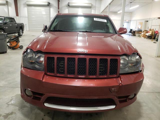 1J8HR78327C519231 - 2007 JEEP GRAND CHER SRT-8 RED photo 5