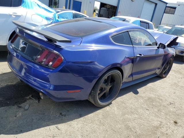 1FA6P8AM4F5310837 - 2015 FORD MUSTANG BLUE photo 3