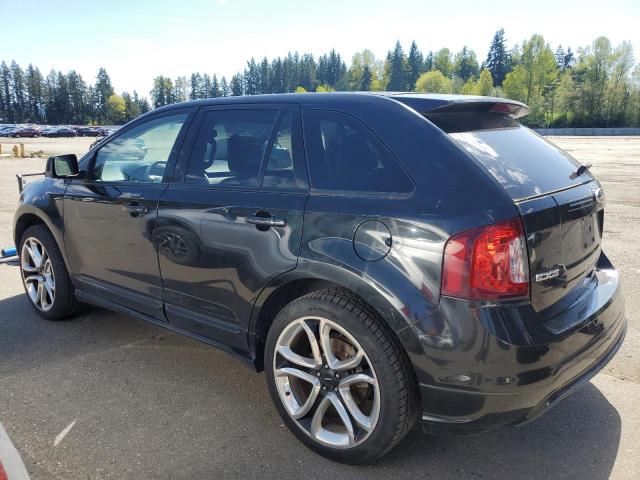 2FMDK4AK8BBA27642 - 2011 FORD EDGE SPORT BLACK photo 2