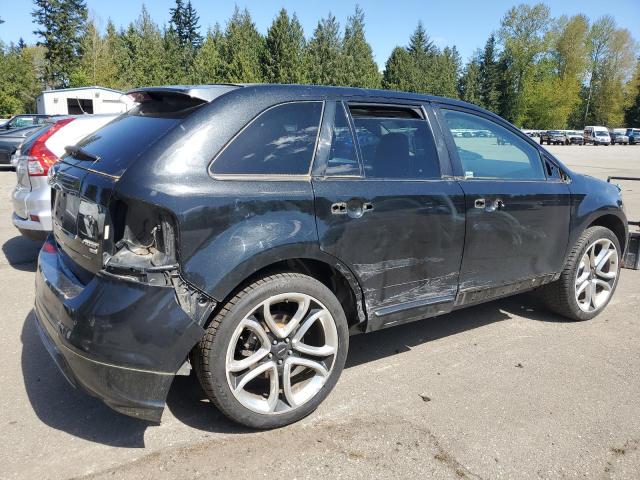 2FMDK4AK8BBA27642 - 2011 FORD EDGE SPORT BLACK photo 3