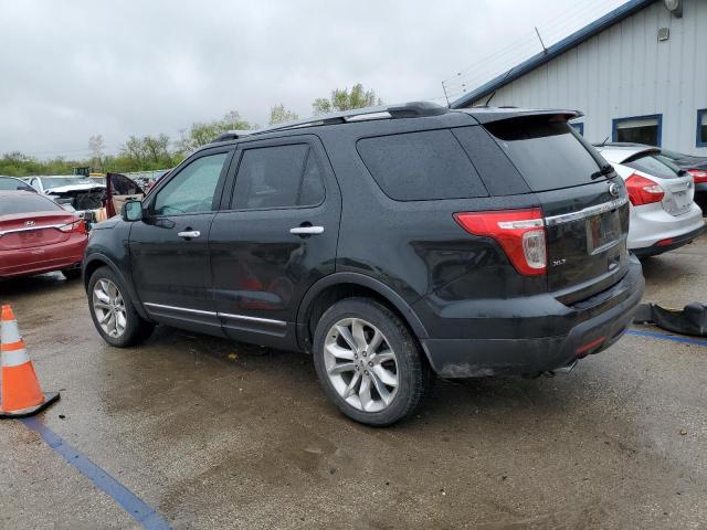 1FM5K8D86EGB34861 - 2014 FORD EXPLORER XLT BLACK photo 2