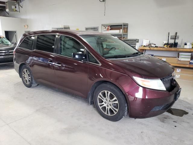 5FNRL5H64CB022688 - 2012 HONDA ODYSSEY EXL BURGUNDY photo 4