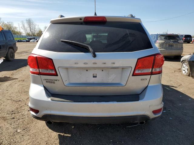 3C4PDCBG9DT576130 - 2013 DODGE JOURNEY SXT SILVER photo 6