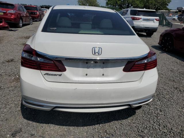 1HGCR2F04GA112506 - 2016 HONDA ACCORD EX WHITE photo 6