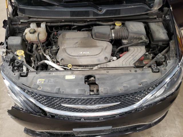 2C4RC1BG2HR683254 - 2017 CHRYSLER PACIFICA TOURING L BLACK photo 12