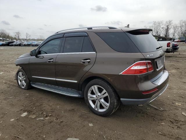 4JGDA5HB6DA263476 - 2013 MERCEDES-BENZ ML 350 4MATIC BROWN photo 2