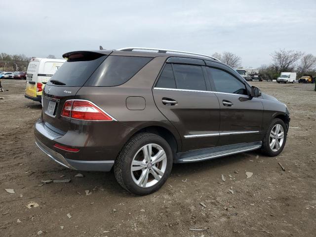 4JGDA5HB6DA263476 - 2013 MERCEDES-BENZ ML 350 4MATIC BROWN photo 3