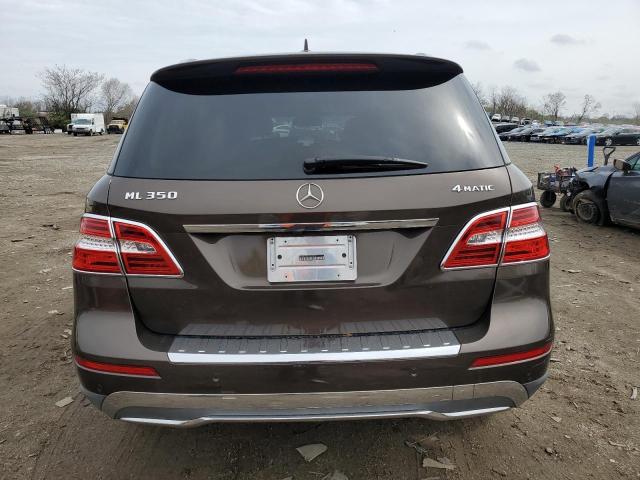 4JGDA5HB6DA263476 - 2013 MERCEDES-BENZ ML 350 4MATIC BROWN photo 6