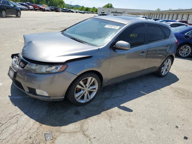 KNAFW5A32C5597218 - 2012 KIA FORTE SX SILVER photo 1