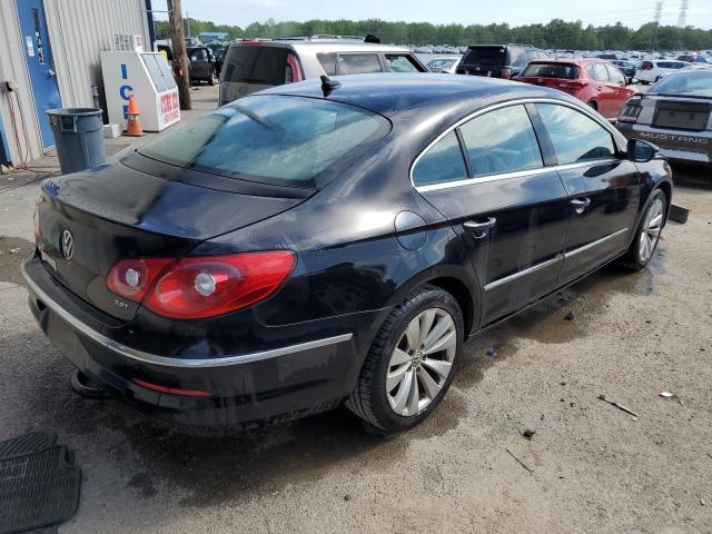 WVWMN7ANXBE717372 - 2011 VOLKSWAGEN CC SPORT BLACK photo 3