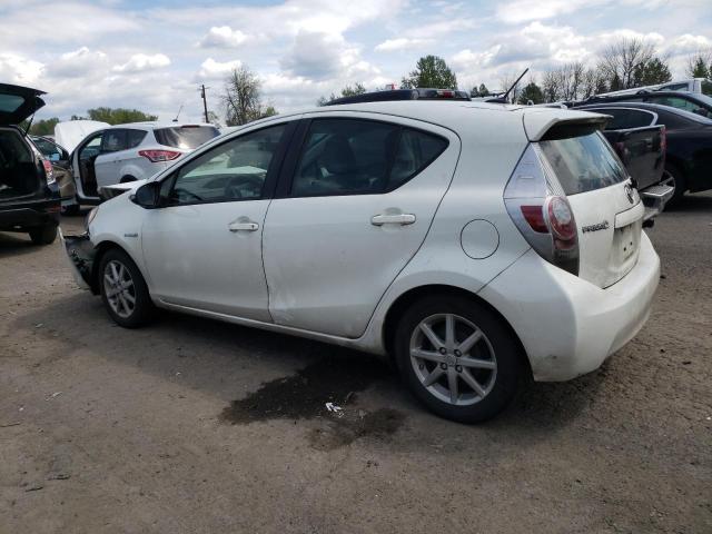 JTDKDTB31D1033594 - 2013 TOYOTA PRIUS C WHITE photo 2