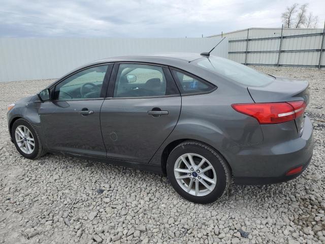 1FADP3F23JL257442 - 2018 FORD FOCUS SE GRAY photo 2