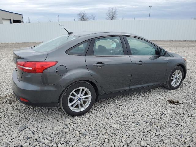 1FADP3F23JL257442 - 2018 FORD FOCUS SE GRAY photo 3