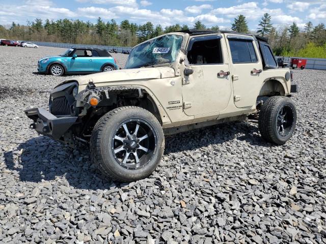 1J4BA3H17BL595946 - 2011 JEEP WRANGLER U SPORT TAN photo 1