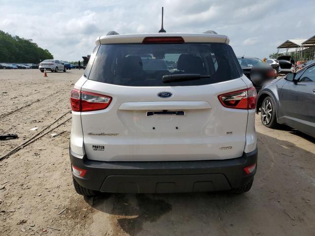 MAJ6P1UL5JC173793 - 2018 FORD ECOSPORT SE WHITE photo 6