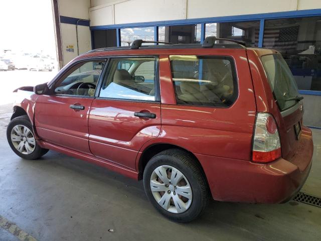 JF1SG63668H700647 - 2008 SUBARU FORESTER 2.5X RED photo 2