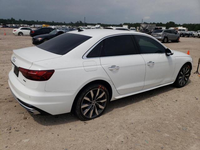 WAUBBAF48MA023252 - 2021 AUDI A4 PREMIUM PLUS 40 WHITE photo 3