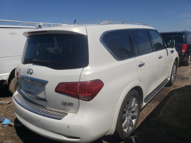 JN8AZ2ND7E9750858 - 2014 INFINITI QX80 WHITE photo 3