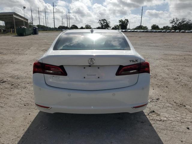 19UUB2F71HA000804 - 2017 ACURA TLX ADVANCE WHITE photo 6
