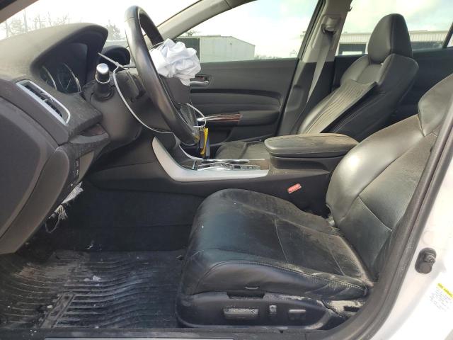 19UUB2F71HA000804 - 2017 ACURA TLX ADVANCE WHITE photo 7