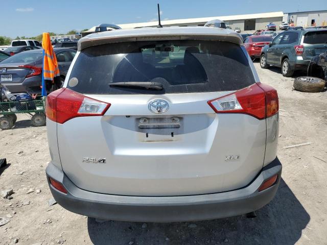 2T3WFREV4DW055523 - 2013 TOYOTA RAV4 XLE SILVER photo 6