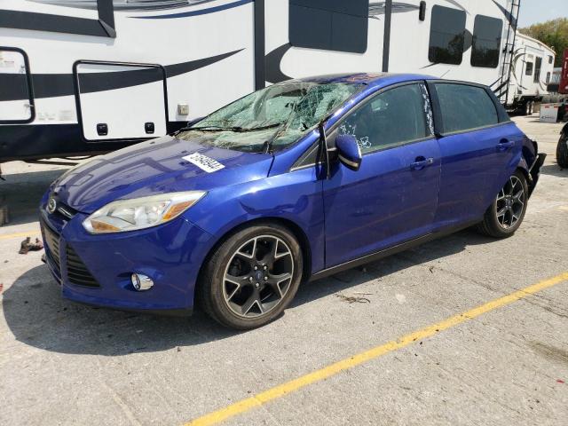 1FADP3K24EL184514 - 2014 FORD FOCUS SE BLUE photo 1