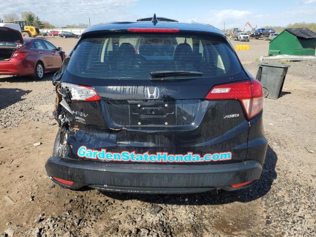 3CZRU6H31JG715955 - 2018 HONDA HR-V LX BLACK photo 6