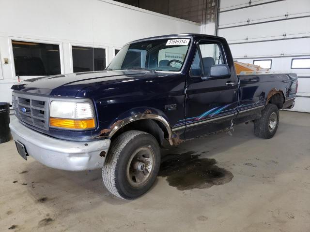 1FTEF14Y0SLA59092 - 1995 FORD F150 BLUE photo 1