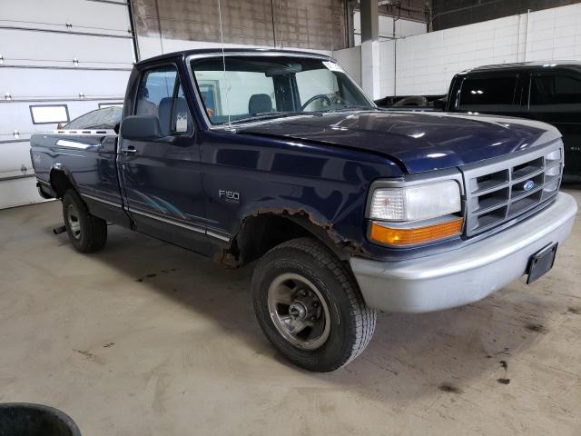 1FTEF14Y0SLA59092 - 1995 FORD F150 BLUE photo 4