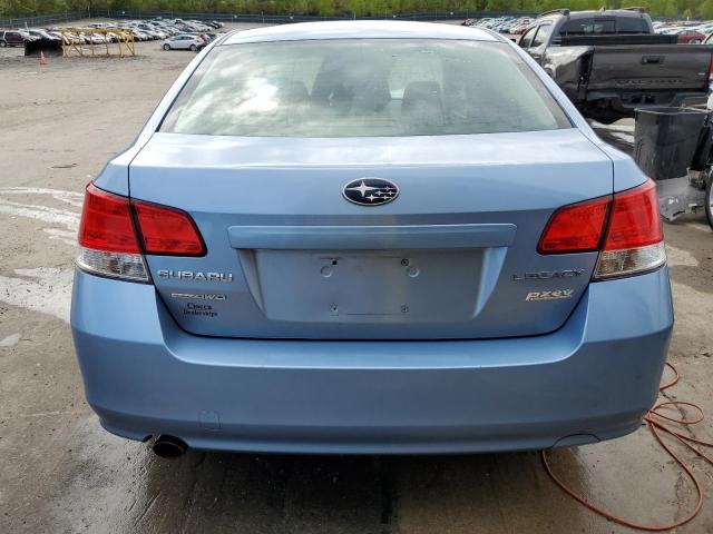 4S3BMBK62A3223392 - 2010 SUBARU LEGACY 2.5I LIMITED BLUE photo 6