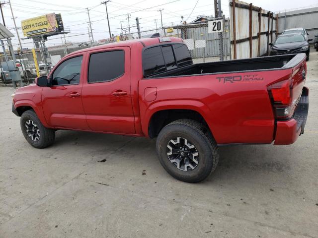 3TMCZ5AN5LM320507 - 2020 TOYOTA TACOMA DOUBLE CAB RED photo 2