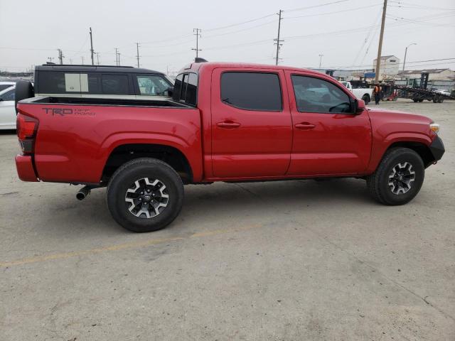 3TMCZ5AN5LM320507 - 2020 TOYOTA TACOMA DOUBLE CAB RED photo 3