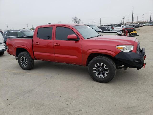 3TMCZ5AN5LM320507 - 2020 TOYOTA TACOMA DOUBLE CAB RED photo 4