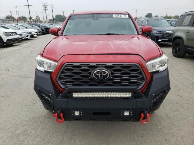 3TMCZ5AN5LM320507 - 2020 TOYOTA TACOMA DOUBLE CAB RED photo 5