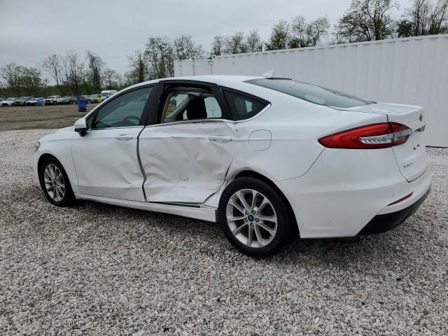 3FA6P0HD6LR186795 - 2020 FORD FUSION SE WHITE photo 2