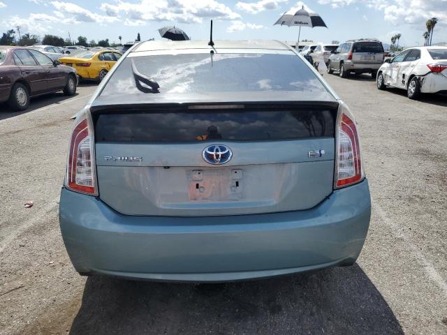 JTDKN3DU6F1898633 - 2015 TOYOTA PRIUS TURQUOISE photo 6