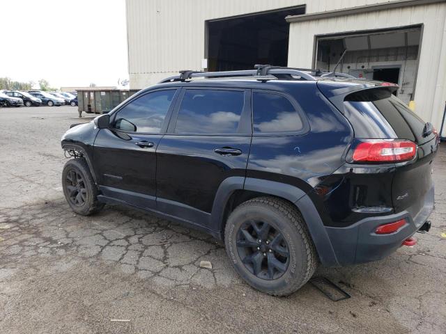 1C4PJMBB9HD221229 - 2017 JEEP CHEROKEE TRAILHAWK BLACK photo 2