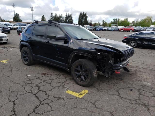1C4PJMBB9HD221229 - 2017 JEEP CHEROKEE TRAILHAWK BLACK photo 4