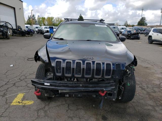 1C4PJMBB9HD221229 - 2017 JEEP CHEROKEE TRAILHAWK BLACK photo 5