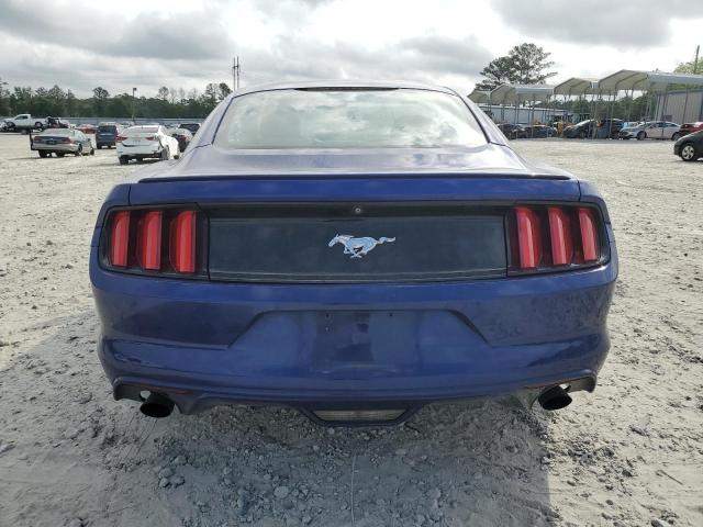 1FA6P8TH7F5433841 - 2015 FORD MUSTANG BLUE photo 6