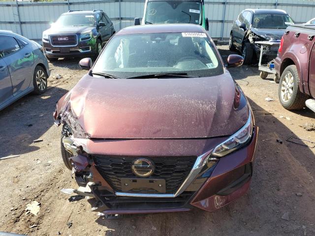 3N1AB8CV3LY278196 - 2020 NISSAN SENTRA SV RED photo 5