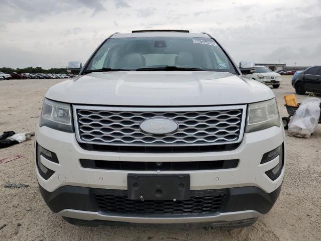 1FM5K8HT6GGA61833 - 2016 FORD EXPLORER PLATINUM WHITE photo 5