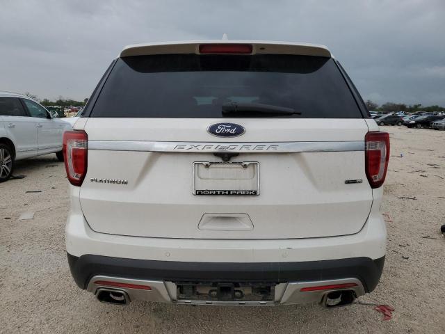 1FM5K8HT6GGA61833 - 2016 FORD EXPLORER PLATINUM WHITE photo 6