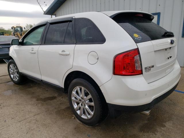 2FMDK3JC4DBA89738 - 2013 FORD EDGE SEL WHITE photo 2