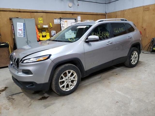 1C4PJMCS1EW108244 - 2014 JEEP CHEROKEE LATITUDE SILVER photo 1