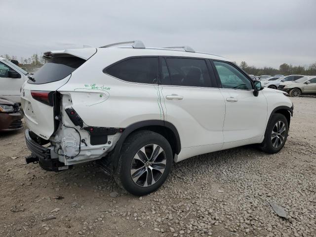 5TDGZRBH7LS505403 - 2020 TOYOTA HIGHLANDER XLE WHITE photo 3