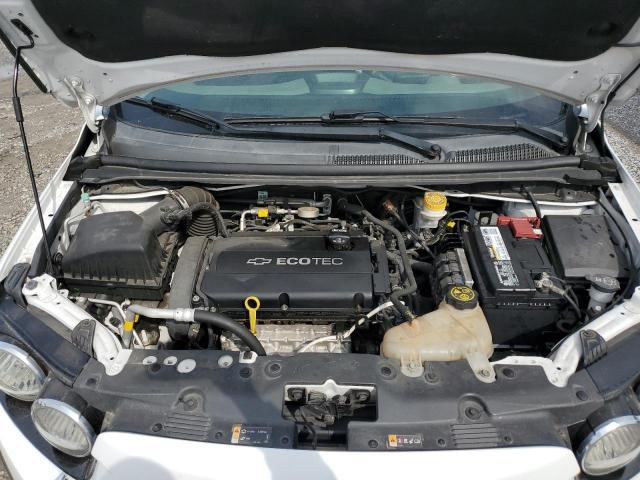 1G1JC5SH3F4220934 - 2015 CHEVROLET SONIC LT WHITE photo 11